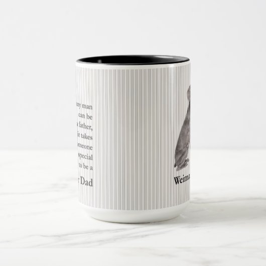 Weimaraner Pap Mok (Midden)