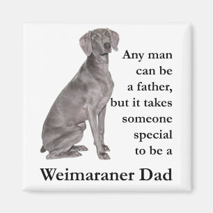 Weimaraner Papa Magnet