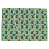 Weimaraner Portrait Large Cadeautasje (Achterkant)