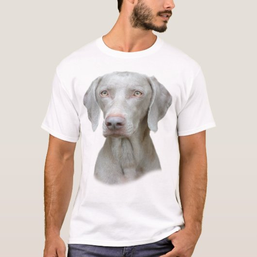 Weimaraner Portrait T-shirt (Voorkant)