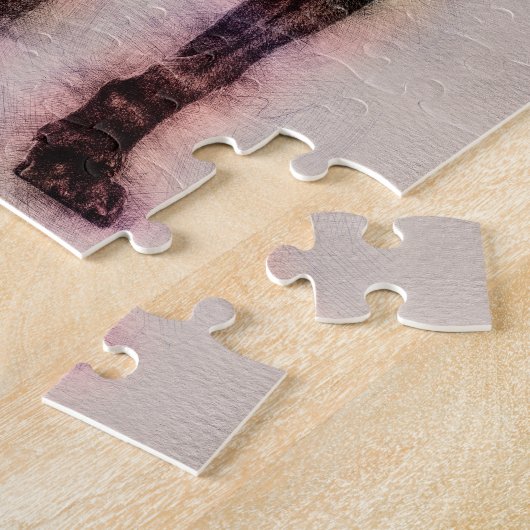 Weimaraner puppy sketch legpuzzel (Zijkant)