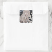 Weimaraner Puppy Vierkante Sticker (Tas)