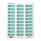 Weimaraner Return Address Labels (Full Sheet)