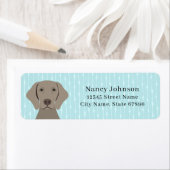 Weimaraner Return Address Labels (Insitu)