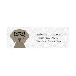 Weimaraner Return Address Labels