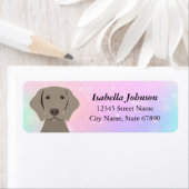 Weimaraner Return Address Labels (Insitu)
