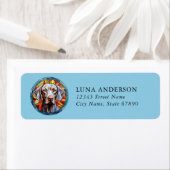 Weimaraner Return Address Labels (Insitu)