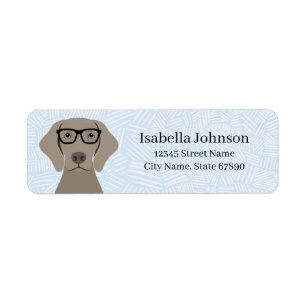 Weimaraner Return Address Labels