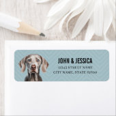 Weimaraner Return Address Labels (Insitu)