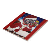 Weimaraner Sinterklaas Tegeltje (Zijkant)