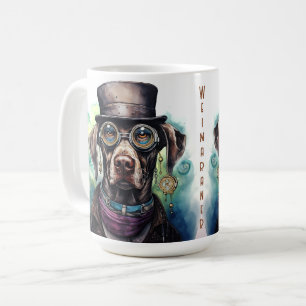 Weimaraner Steampunk Hond Koffiemok