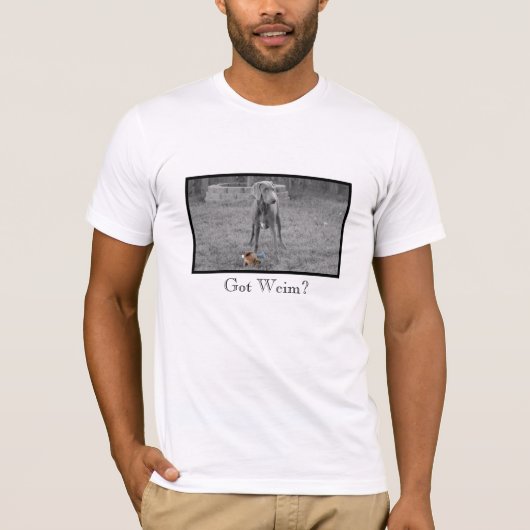 Weimaraner T-shirt (Voorkant)