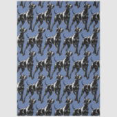 Weimaraner tissuepapier (Voorkant)