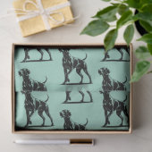 weimaraner tissuepapier (Geschenk)