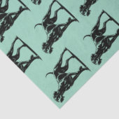 weimaraner  tissuepapier (Detail)