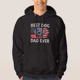 Weimaraner USA Patriottische Honden Kleding Amerik Hoodie