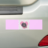 Weimaraner Valentijn Bumpersticker (Op auto)