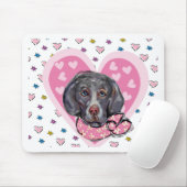 Weimaraner Valentijn Muismat (Met muis)