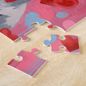 Weimaraner Valentijnsdag Legpuzzel (Zijkant)