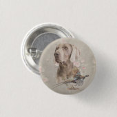 Weimarantaat Poster Acryldruk Ronde Button 3,2 Cm (Voorkant /achterkant)