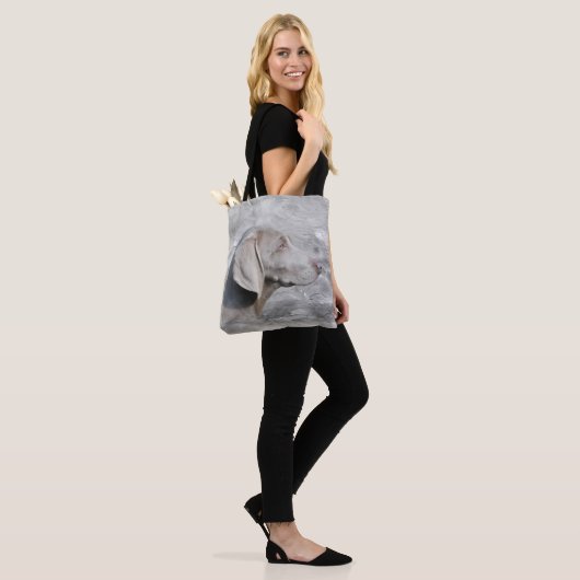 Weimarantaat Tote Bag (Op model)