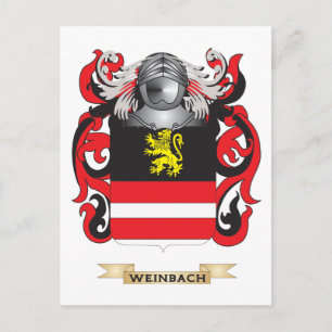 Weinbach Family Crest (wapen) Briefkaart