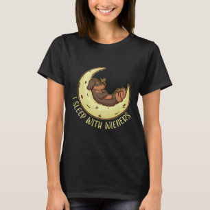 Weiner Dog Dachshund I Slaap met Wieners T-shirt