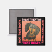 Weiner Dog Treat Magnet Magneet (Voorkant / Achterkant)