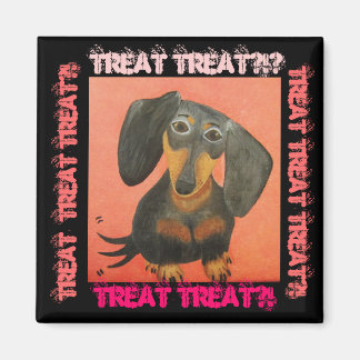 Weiner Dog Treat Magnet Magneet