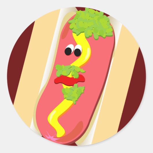 Weiner Fun Food sticker (Voorkant)