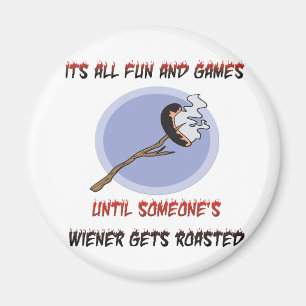 Weiner Gets geroosterd Magneet