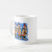 Weiner Kerstmis Koffiemok (Voorkant links)