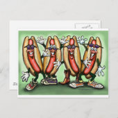 Weiner Party Briefkaart (Voorkant / Achterkant)