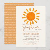 Weinig Baby shower met neutrofielen Kaart (Voorkant / Achterkant)