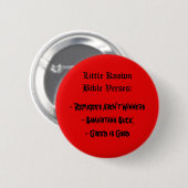 Weinig bekende bijbelversies ronde button 5,7 cm (Voorkant /achterkant)