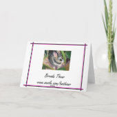 Weinig Blauwe Vis Betta Kaart (Achterkant)