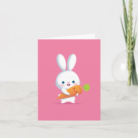 Weinig Buuny Notecard Feestdagen Kaart (Voorkant)