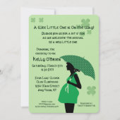 Weinig één Baby shower uitnodiging Sjabloon (Voorkant)