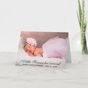 Weinig Gevouwen Kaart van het Baby van de Prinses
