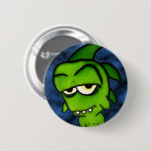 Weinig Groene Button van het Monster (Voorkant /achterkant)