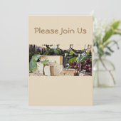 WEINIG HERFST DEME INVITATIE KAART (Staand voorkant)