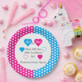 Weinig jonge Valentijnsdag Papieren Bordje (Feest)