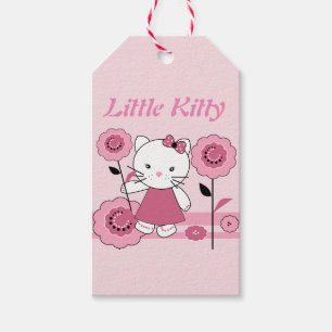 Weinig Kat Cadeaulabel