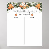 Weinig mannelijk geslacht onthullen Hij of zij ste Poster (Voorkant)