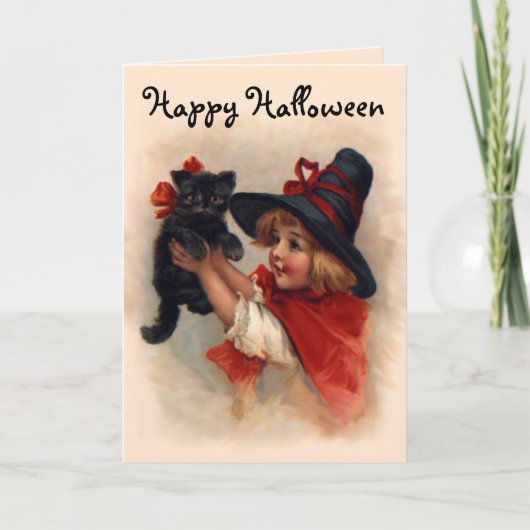 Weinig Meisje van de Heks Kaart (Voorkant)