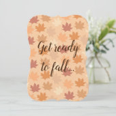 Weinig pompoen Herfst Zwangerschap Aankondiging (Staand voorkant)