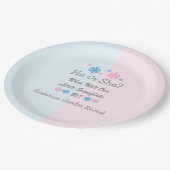 Weinig Snowflake Geslacht Papieren Bordje (Gekanteld)