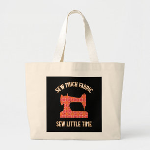 Weinig tijd naaien van veel weefsel   Kieuwdeksels Grote Tote Bag
