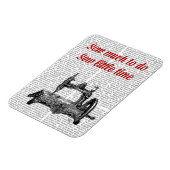 Weinig tijdillustratie bekijken magneet (Linkerzijde)