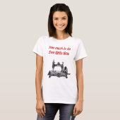 Weinig tijdillustratie bekijken t-shirt (Voorkant volledig)